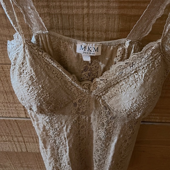 MKM Designs Lace Tank Top Medium - Picture 3 of 4
